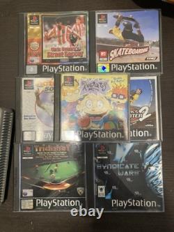 PlayStation 1 très rare fabriquée au Japon première édition européenne + 7 jeux + manette +