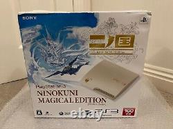 Playstation 3 Ni No Kuni PS3 Édition Magique Or Console du Japon Très Rare