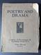 Poésie Et Drame, Septembre 1913, Édition Futuriste Italienne, Très Rare
