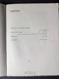 Poésie et Drame, septembre 1913, Édition futuriste italienne, Très rare