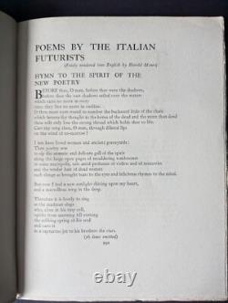 Poésie et Drame, septembre 1913, Édition futuriste italienne, Très rare