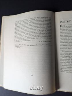 Poésie et Drame, septembre 1913, Édition futuriste italienne, Très rare