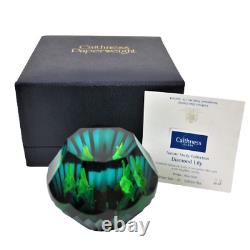 Poids de papier Caithness Diamond Lily Édition Limitée 23/25. Très Rare Allan Scott