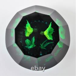 Poids de papier Caithness Diamond Lily Édition Limitée 23/25. Très Rare Allan Scott
