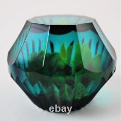 Poids de papier Caithness Diamond Lily Édition Limitée 23/25. Très Rare Allan Scott