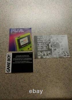 Pokemon Gameboy Color Edition Limitée Rare Très Bon État