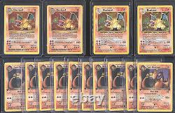 Pokemon Go Tcg 16 Card Lot Set Rares, 1ère Édition, Holos, Charizard Garanti
