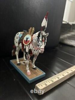 Poney de guerre Trail of Painted Ponies TRÈS RARE à la retraite No. 1452 Pré-édition #0631