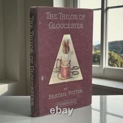 Potter Beatrix Tailor Gloucester, bon état, première édition, le très rare livre