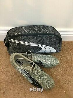 Puma V1.06 SG Gris/Argent/Camouflage Herbe Taille 10.5 Très Rare Version Pro 2006