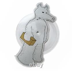 Quasimoto Parle Merde Image Découpée Disque en Argent Quas Version 2020 Très Rare