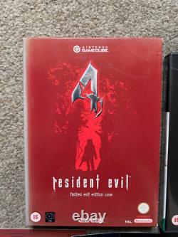 Resident Evil 4 - GameCube avec une boîte Édition Limitée Rare PAL TRÈS RARE