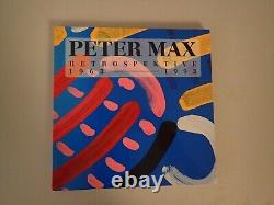 Rétrospective de Peter Max 1963-1993 Édition brochée très rare livre épuisé