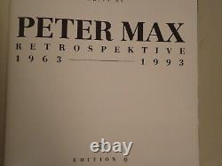 Rétrospective de Peter Max 1963-1993 Édition brochée très rare livre épuisé