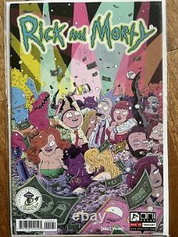 Rick Et Morty Bd 1g Emeral City Comicon Variante Couverture Très Rare Nm+