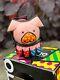 Romero Britto, Autocollants Collectables De Cochon Perlé Pop-art 1ère Édition Très Rare