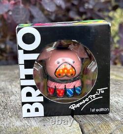 Romero BRITTO, Autocollants collectables de cochon perlé Pop-ART 1ère Édition très rare