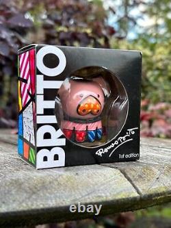 Romero BRITTO, Autocollants collectables de cochon perlé Pop-ART 1ère Édition très rare