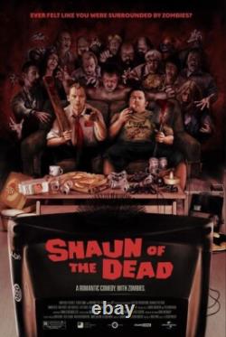 SHAUN OF THE DEAD Dave Merrell Édition Limitée Très Rare Épreuve d'Impression NT Mondo