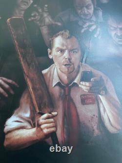 SHAUN OF THE DEAD Dave Merrell Édition Limitée Très Rare Épreuve d'Impression NT Mondo
