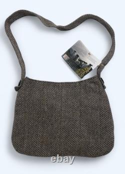 Sac en Édition Limitée avec Étiquette Centenaire Harris Tweed Très Rare Fabriqué en Écosse