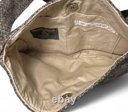 Sac en Édition Limitée avec Étiquette Centenaire Harris Tweed Très Rare Fabriqué en Écosse