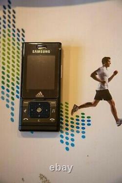 Samsung Sgh-f110 Téléphone Adidas Micoach Edition Kit Complet De Remise En Forme Très Rare