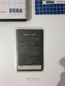 Sega Master Système Spy Vs Spy Carte Italian Variante Complète Très Rare
