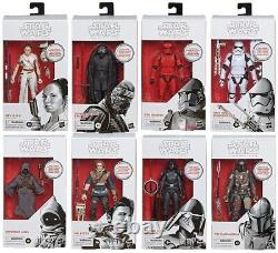 Série Noire Star Wars Édition Première Boîte Blanche 8 Figurines neuves dans la boîte TRÈS RARE