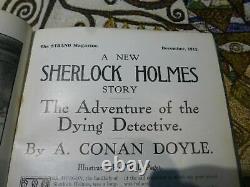 Sherlock Holmes Très Rare Strand 1ère Édition L'inspecteur Mourant Vol XLVI 46