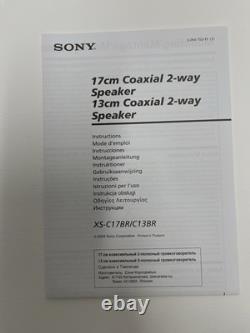 Sony Brooklands Edition XS-C13BR Paire de haut-parleurs coaxiaux 2 voies 5,25 très rares