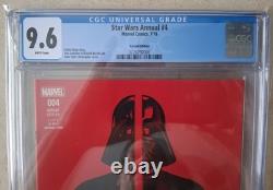 Star Wars Annual 4 CGC 9.6 ÉDITION VARIANT TRÈS RARE de John Tyler Christopher