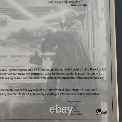 Star Wars Carte en or 24 carats 20 ans Darth contre Obi-Wan #251/500 édition limitée très rare