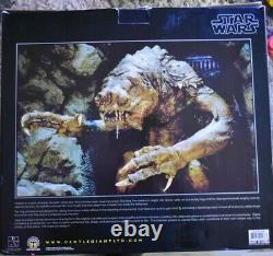 Star Wars Gentle Giant Limited Edition Rancor Statue Avec Handler Very Rare Rotj
