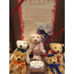 Steiff Japon Baby Bear Set 1994-1998 Edition Limitée À 1500 Exemplaires Très Rares Près De La Monnaie