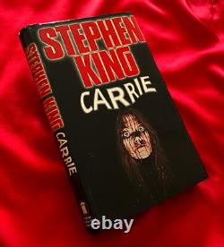 Stephen King Carrie 1ère/2ème édition UK 1983 avec jaquette très rare et collectible