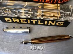 Stylo Breitling. Très rare ! Édition limitée oversize œil de tigre Avenger écaille de tortue