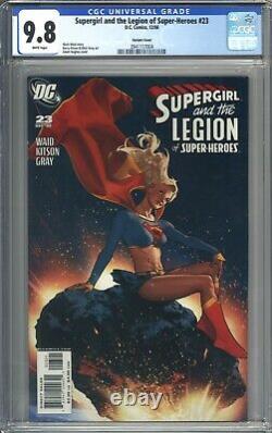 Supergirl #23 Cgc 9.8 Hughes Variante Couverture Très Rare