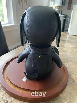 T.n.-o. Coach X Snoopy Peanuts 7 Black Leather Doll Edition Limitée Très Rare Wdome
