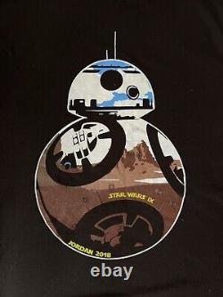 T-shirt cadeau Crew SW BB8 Jordan Édition Limitée TRÈS RARE Star Wars Épisode IX