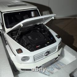 TRÈS RARE 118 Minichamps Mercedes Benz G500 W463 Blanc Édition Limitée 400 pièces
