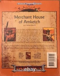 TRÈS RARE 1990s DARK SUN Advanced D & D 2ème Édition 3 AVENTURES TOUTES NON OUVERTES