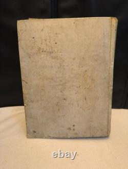 TRÈS RARE ! 1re édition du livre de cuisine antique de la Maison-Blanche Gillette & Peale 1887-1889