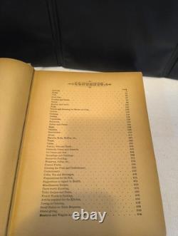 TRÈS RARE ! 1re édition du livre de cuisine antique de la Maison-Blanche Gillette & Peale 1887-1889 TRÈS RARE ! 1re édition du livre de cuisine antique de la Maison-Blanche Gillette & Peale 1887-1889