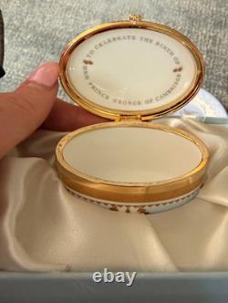 TRÈS RARE ! Boîte à pilules ovale Royal Baby édition limitée (143/1000)