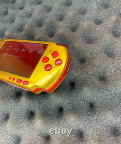 TRÈS RARE Console Sony PSP 3000 (Édition Iron Man) + Nouvelle Batterie + Nouveau Chargeur