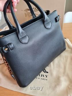 TRÈS RARE Édition Limitée Sac Tote Moyen Burberry Imprimé Léopard Noir