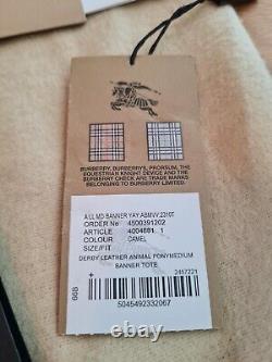TRÈS RARE Édition Limitée Sac Tote Moyen Burberry Imprimé Léopard Noir