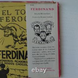 TRÈS RARE L’histoire de Ferdinand signé Munro Leaf 1938 1re édition 14e impression