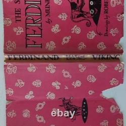 TRÈS RARE L’histoire de Ferdinand signé Munro Leaf 1938 1re édition 14e impression